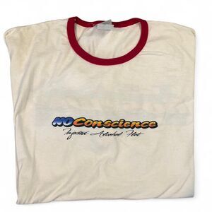 Hanes Men's White and Cream T-shirt